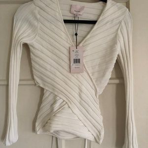 Cinq a Sept Ivory Top